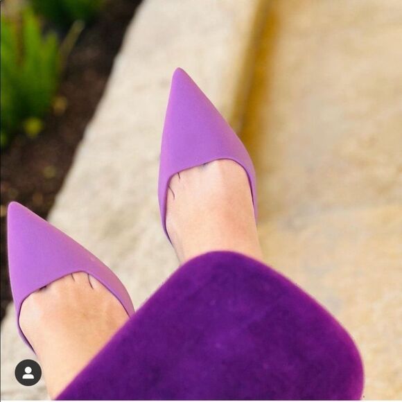 ZARA SLINGBACK KITTEN-HEEL SHOES - Picture 2 of 13